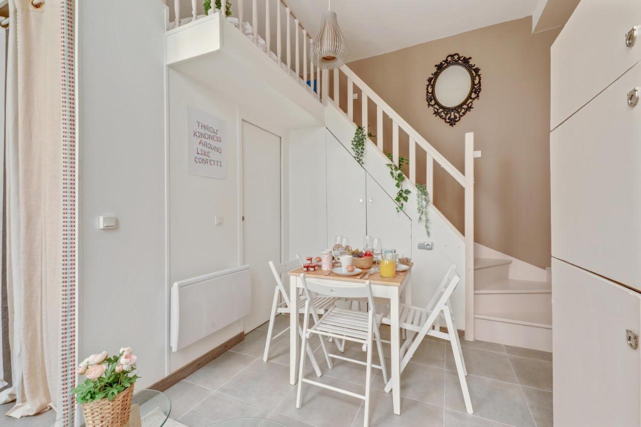 Apartament Charming & Cosy Flat In Heart Of Marais, 2Min Walk To Art & Metier Museum Paryż Zewnętrze zdjęcie