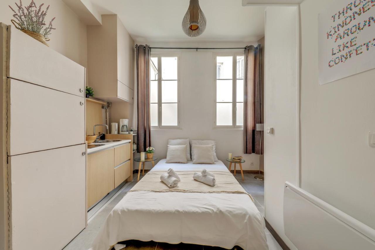 Apartament Charming & Cosy Flat In Heart Of Marais, 2Min Walk To Art & Metier Museum Paryż Zewnętrze zdjęcie