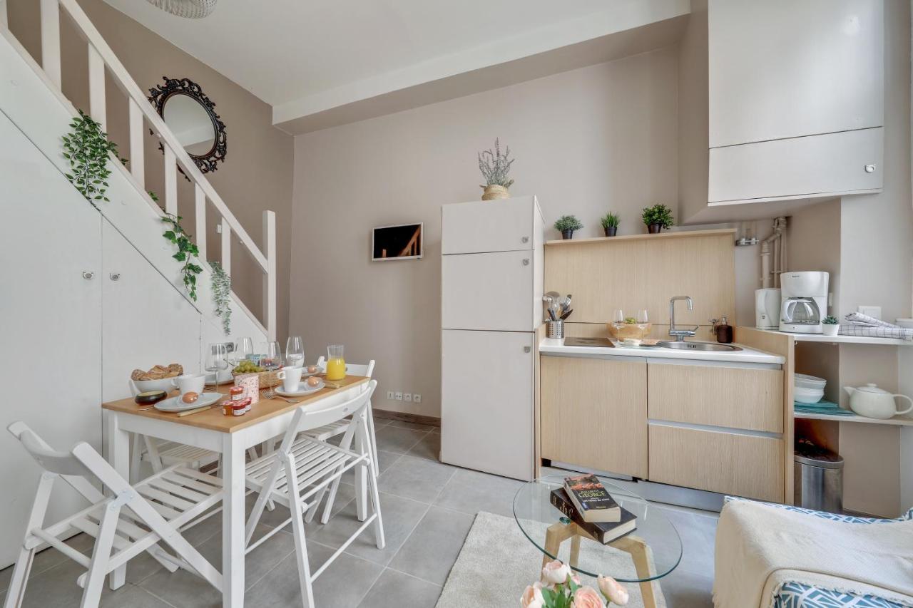 Apartament Charming & Cosy Flat In Heart Of Marais, 2Min Walk To Art & Metier Museum Paryż Zewnętrze zdjęcie